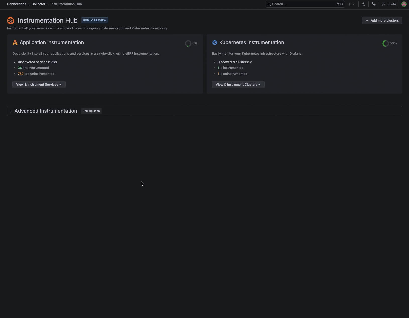 Instrumenting Application monitoring Instrumenting Application monitoring