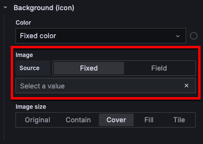 Custom image source selection