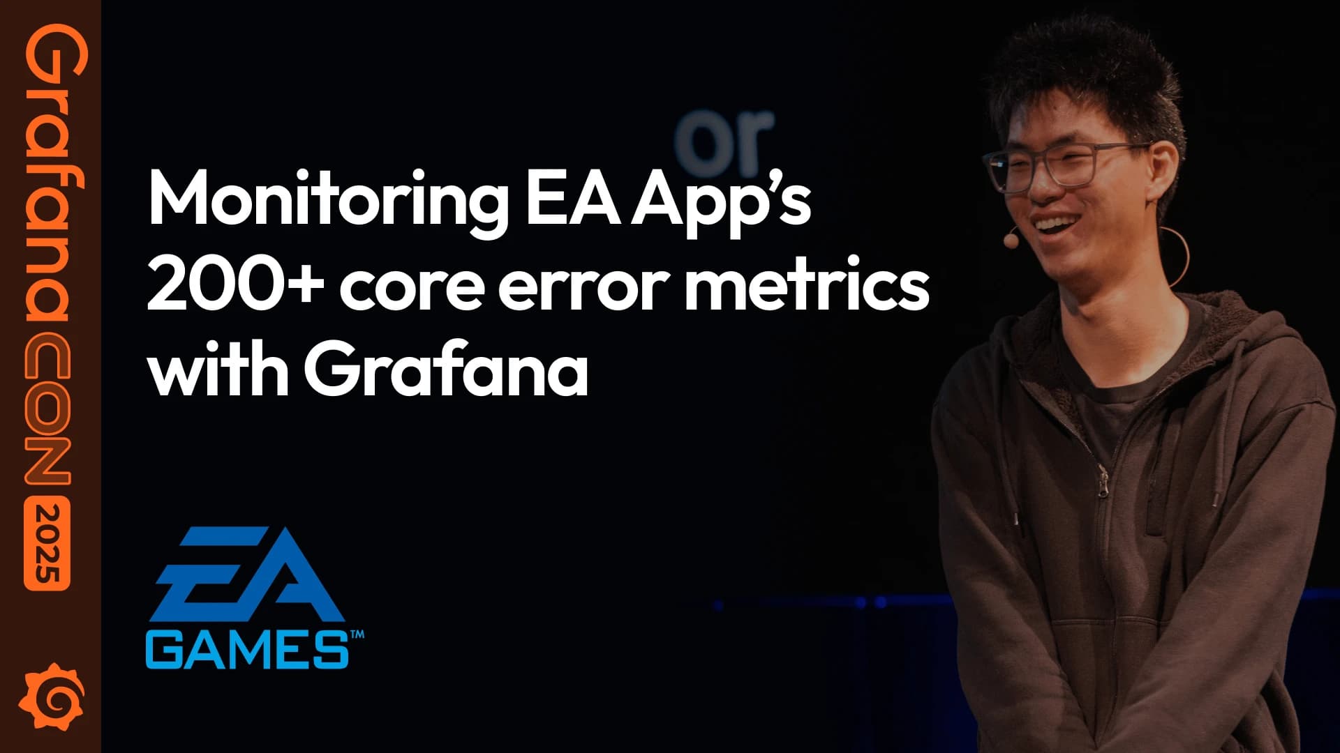 The session card for EA's talk.
