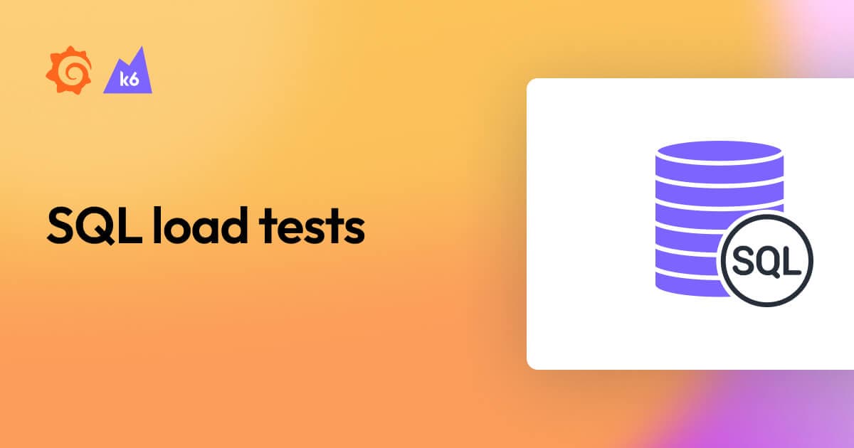 Load testing SQL databases