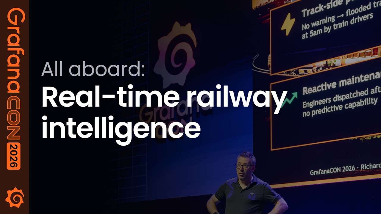 All aboard: How Irish Rail built an intelligent railway monitoring platform with Grafana