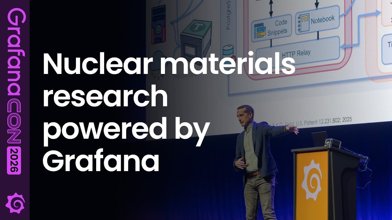 Rapid development for nuclear-powered data centers with Grafana, machine learning, and Jupyter notebooks