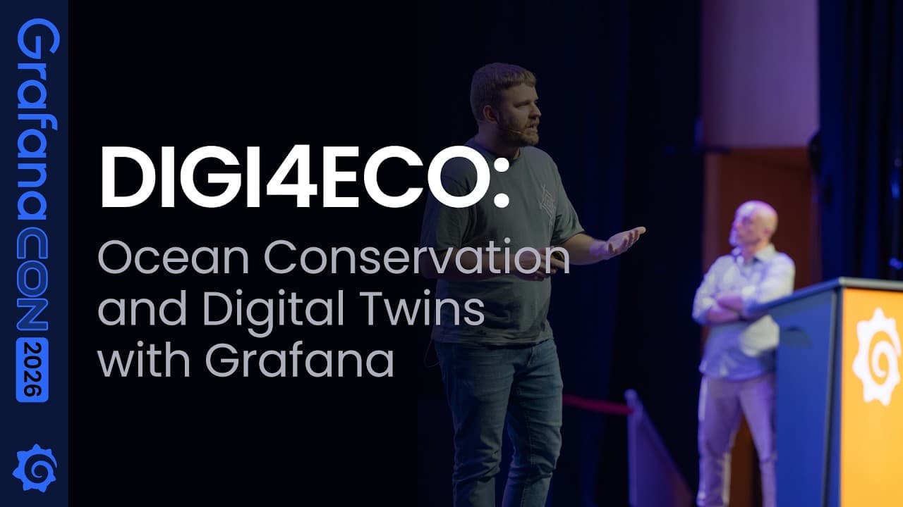Building a digital twin of the ocean: 4D ecological monitoring with robotics, AI-powered analytics, and Grafana